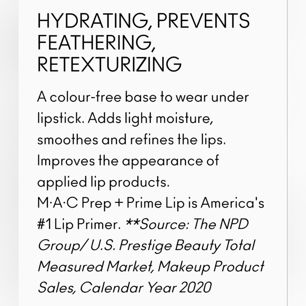 MAC Cosmetics Prep + Prime Lip Primer - Black - Picture 5 of 8